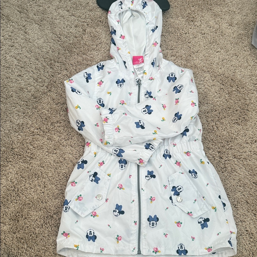 Disney Minnie Mouse White and Pink Hooded Outfit - Picture 2 of 8